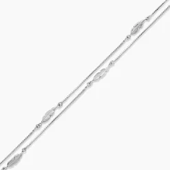 Chaîne De Cheville Hannen Argent Blanc|Marc Orian Sale