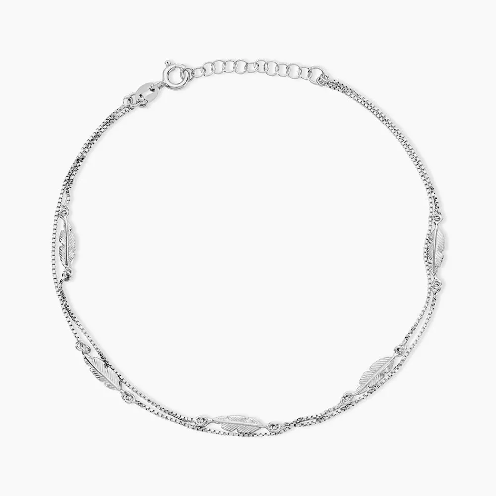 Chaîne De Cheville Hannen Argent Blanc|Marc Orian Sale
