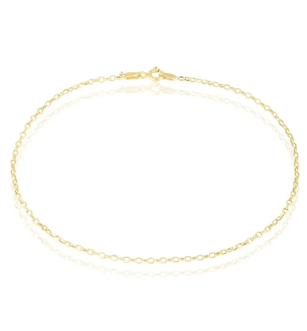 Chaîne De Cheville Maille Jaseron Or Jaune|Marc Orian Hot