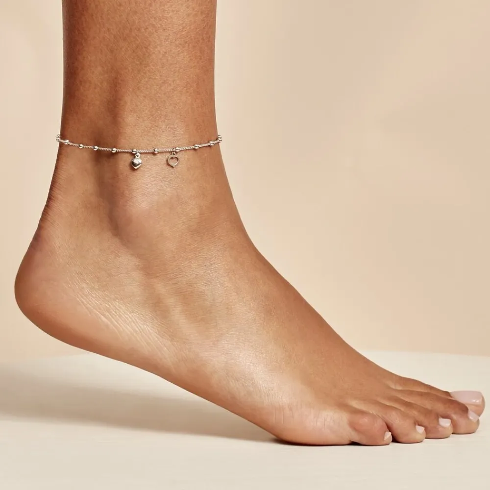 Chaîne De Cheville Minia Argent Blanc|Marc Orian Discount