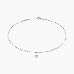 Chaîne De Cheville Padmee Argent Blanc|Marc Orian