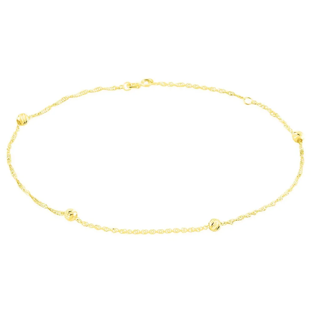 Chaîne De Cheville Zahia Or Jaune|Marc Orian Best