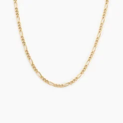 Chaîne Dougou Maille Alternée 1/3 Or Jaune