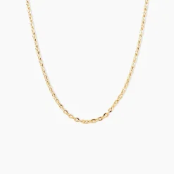 Chaîne Igoa Maille Forçat Diamantee Or Jaune