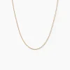 Chaîne Igoa Maille Forçat Diamantee Or Jaune