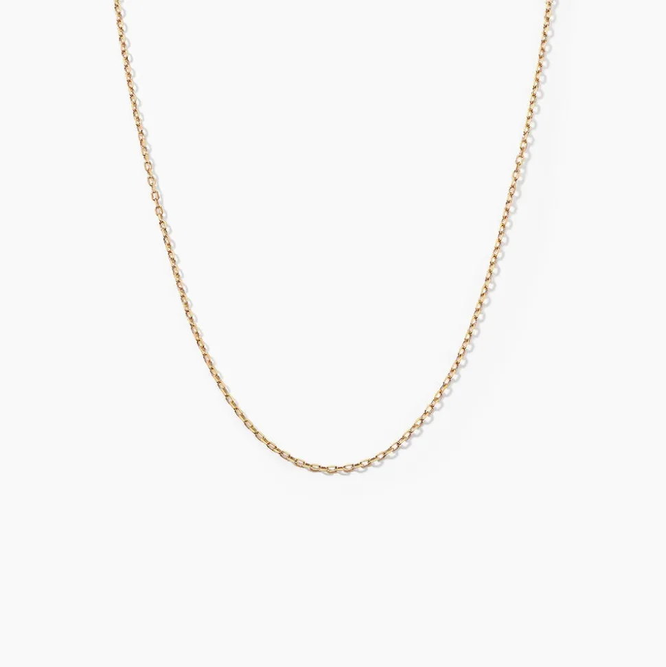 Chaîne Igoa Maille Forçat Diamantee Or Jaune