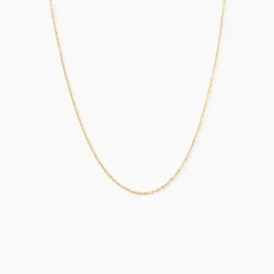 Chaîne Igoa Maille Forçat Diamantee Or Jaune