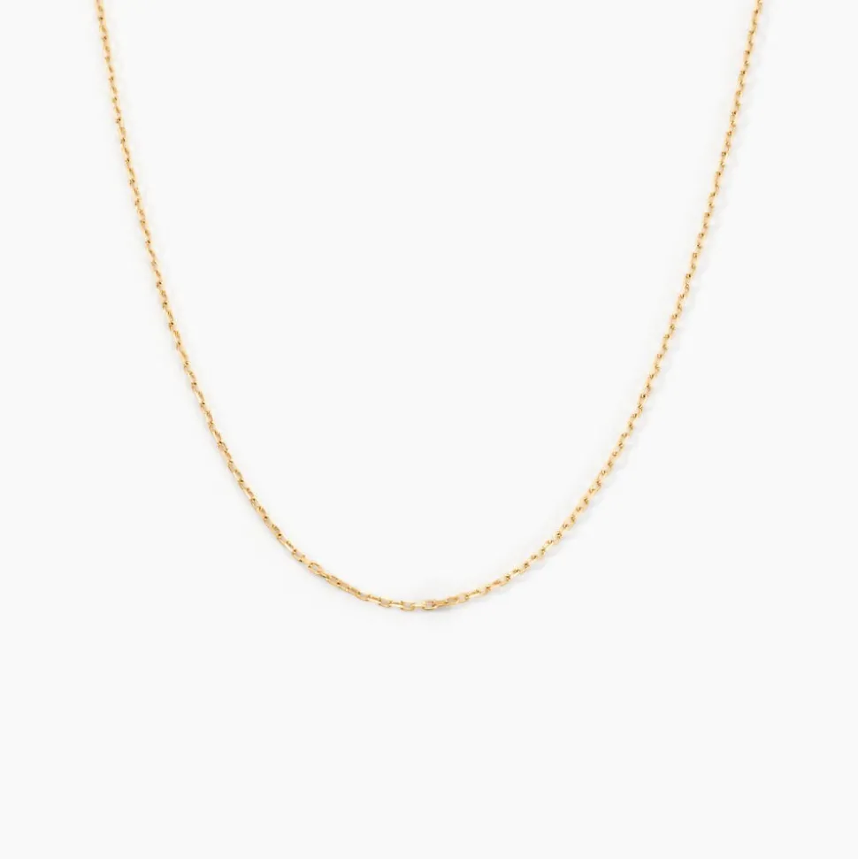Chaîne Igoa Maille Forçat Diamantee Or Jaune