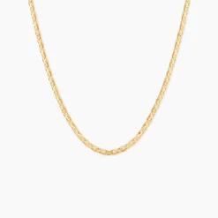 Chaîne Igoa Maille Forçat Diamantee Or Jaune