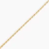 Chaîne Igoa Maille Forçat Diamantee Or Jaune
