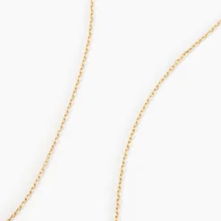 Chaîne Igoa Maille Forçat Diamantee Or Jaune