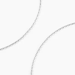 Chaîne Igoa Maille Forçat Diamantee Or Blanc