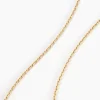 Chaîne Igoa Maille Forçat Diamantee Or Jaune
