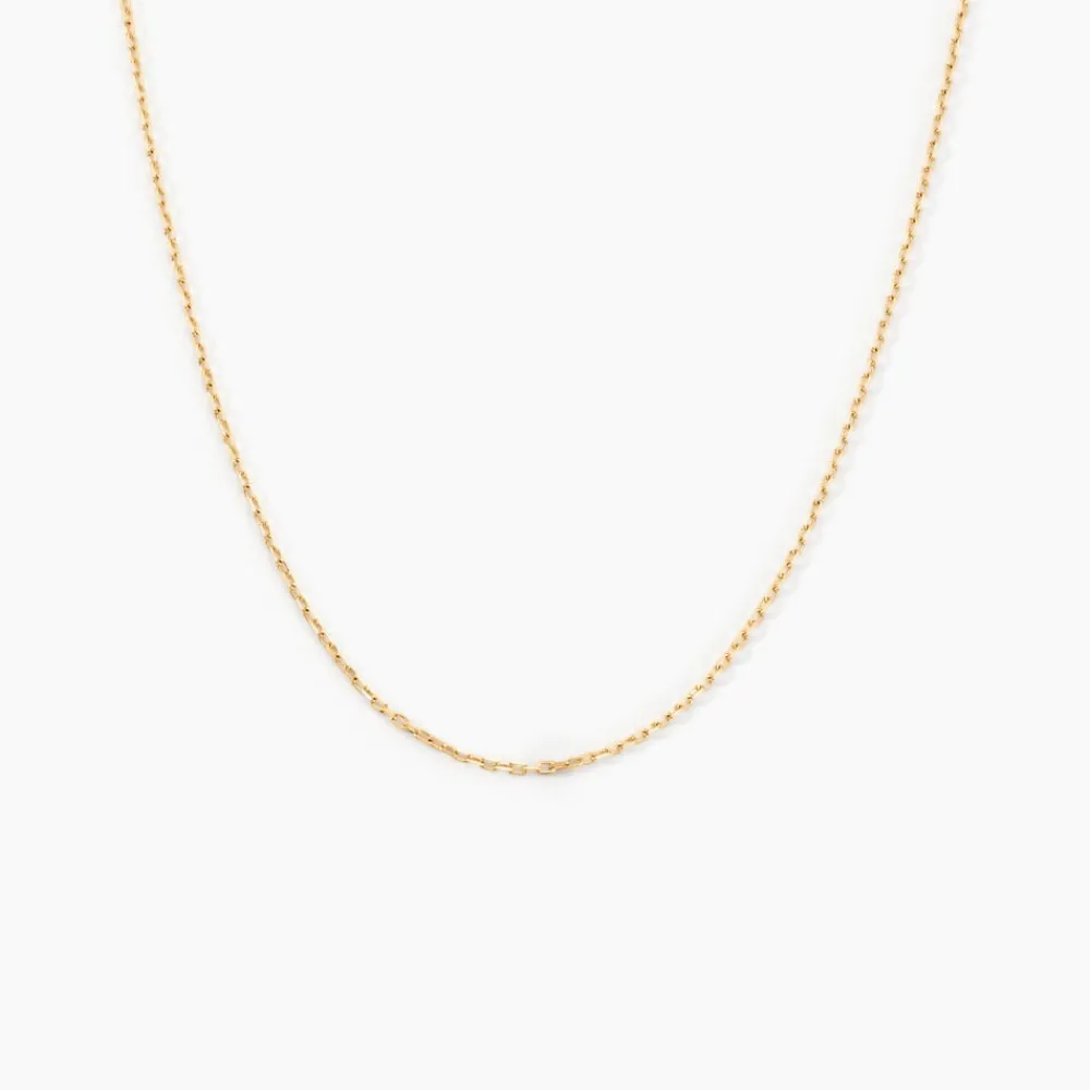 Chaîne Igoa Maille Forçat Diamantee Or Jaune|Marc Orian Clearance