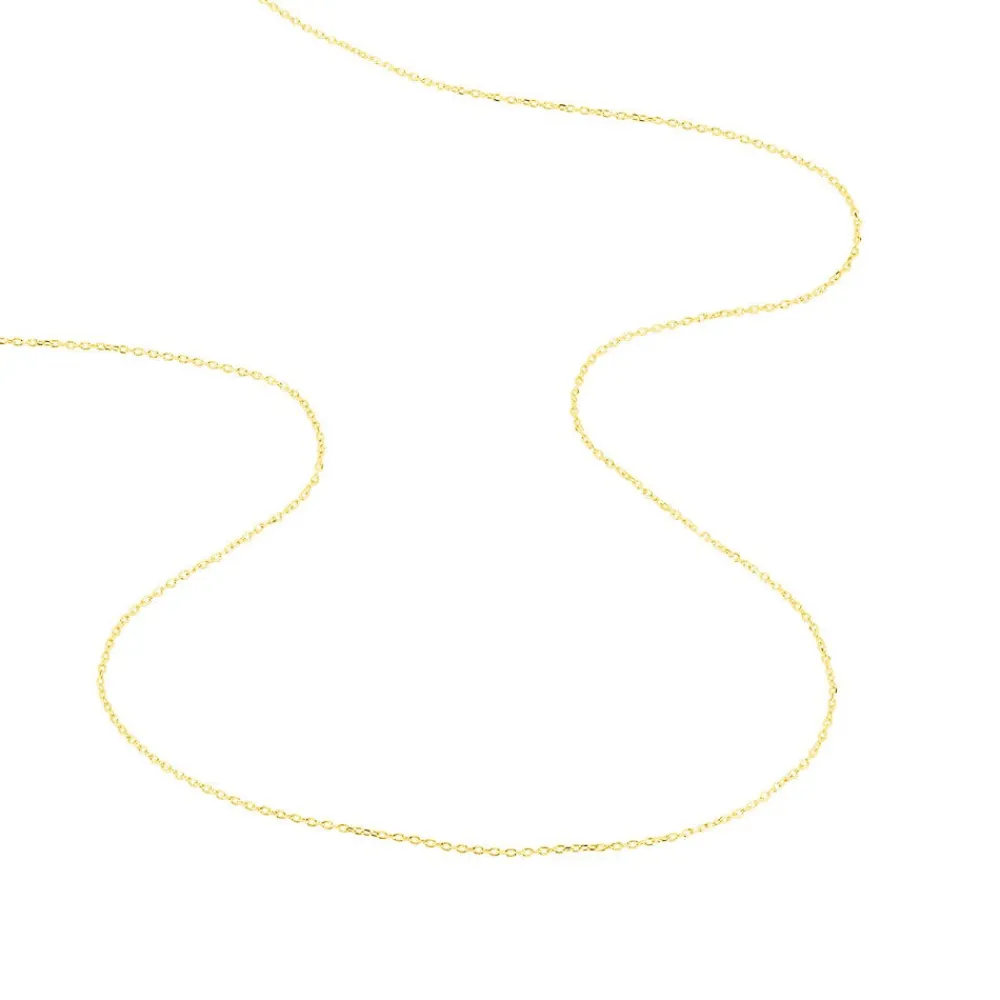 Chaîne Igoa Maille Forçat Diamantee Or Jaune|Marc Orian Clearance