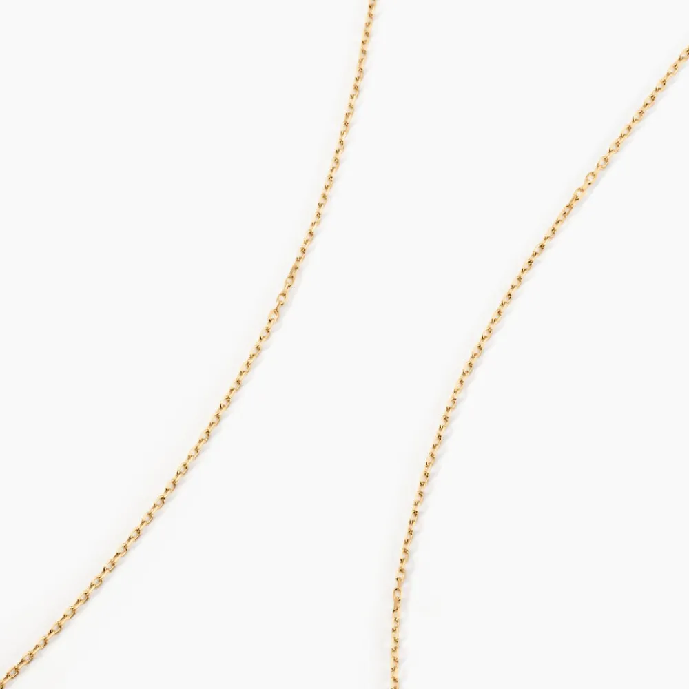 Chaîne Igoa Maille Forçat Diamantee Or Jaune|Marc Orian Clearance