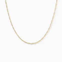 Chaîne Imanie Maille Singapour Or Jaune