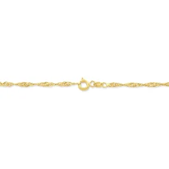 Chaîne Imanie Maille Singapour Or Jaune