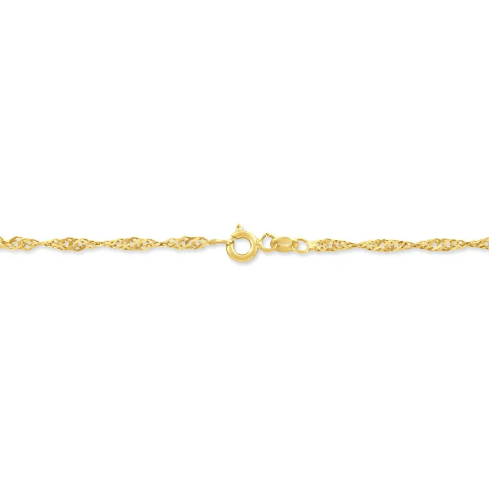 Chaîne Imanie Maille Singapour Or Jaune
