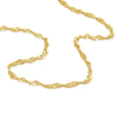Chaîne Imanie Maille Singapour Or Jaune