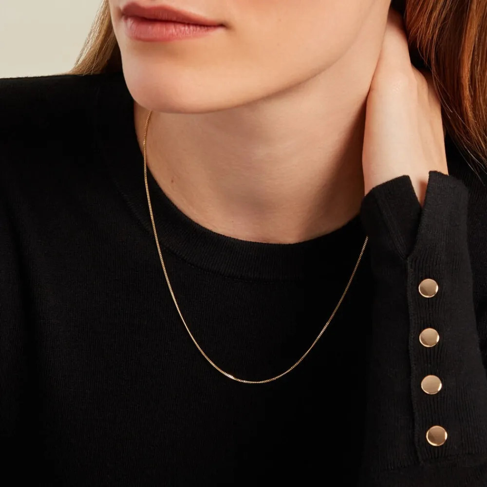 Chaîne Irisa Maille Gourmette Or Jaune|Marc Orian Sale