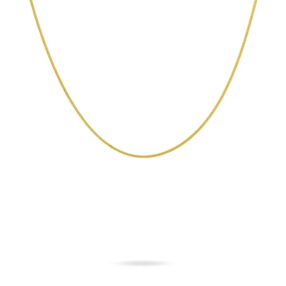 Chaîne Ixia Maille Gourmette Diamantee Or Jaune|Marc Orian Outlet