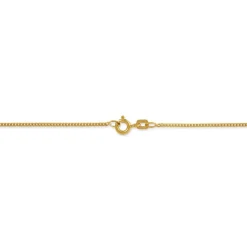 Chaîne Ixia Maille Gourmette Diamantee Or Jaune