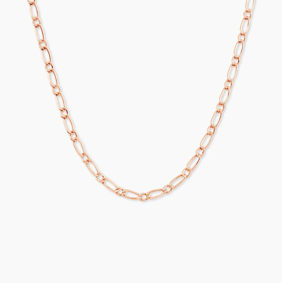 Chaîne Ophelio Maille Alternee 1/1 Or Rose