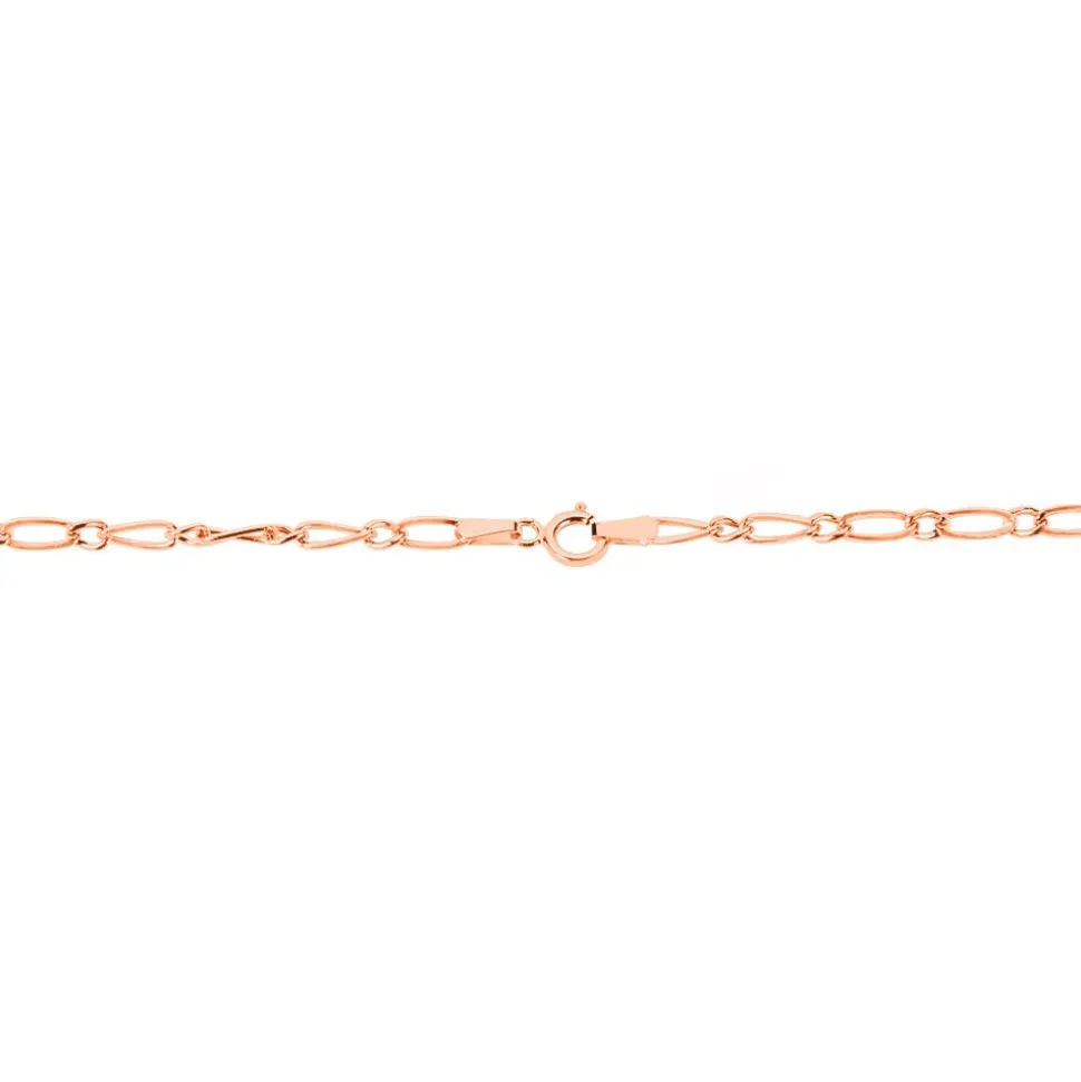 Chaîne Ophelio Maille Alternee 1/1 Or Rose