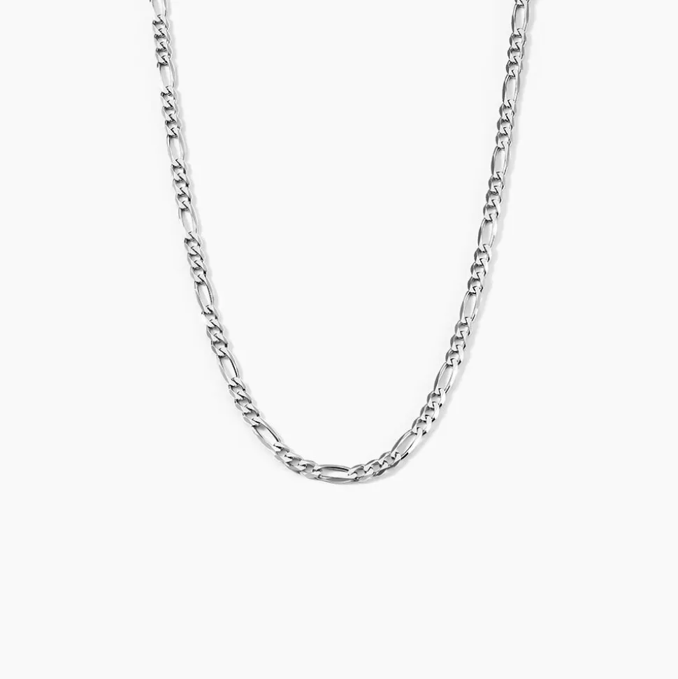 Chaîne Vivian Argent Blanc
