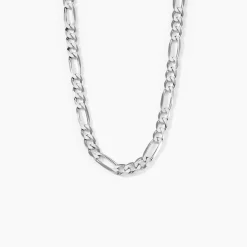 Chaîne Vivian Maille Alternee 1/3 Argent Blanc