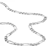 Chaîne Vivian Maille Alternee 1/3 Argent Blanc|Marc Orian Sale