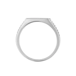 Chevalière Argent Blanc Charites|Marc Orian Discount