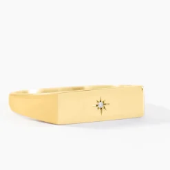 Chevalière Dulcibella Or Jaune Diamant|Marc Orian Best
