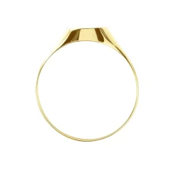 Chevalière Gerrard Ovale Diamantee Soleil Or Jaune|Marc Orian Online