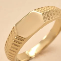 Chevalière Jaye Plaqué Or Jaune|Marc Orian Clearance