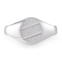 Chevalière Kety Argent Blanc|Marc Orian Outlet