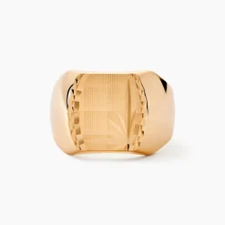 Chevalière Leoncette Plaqué Or Jaune|Marc Orian Outlet