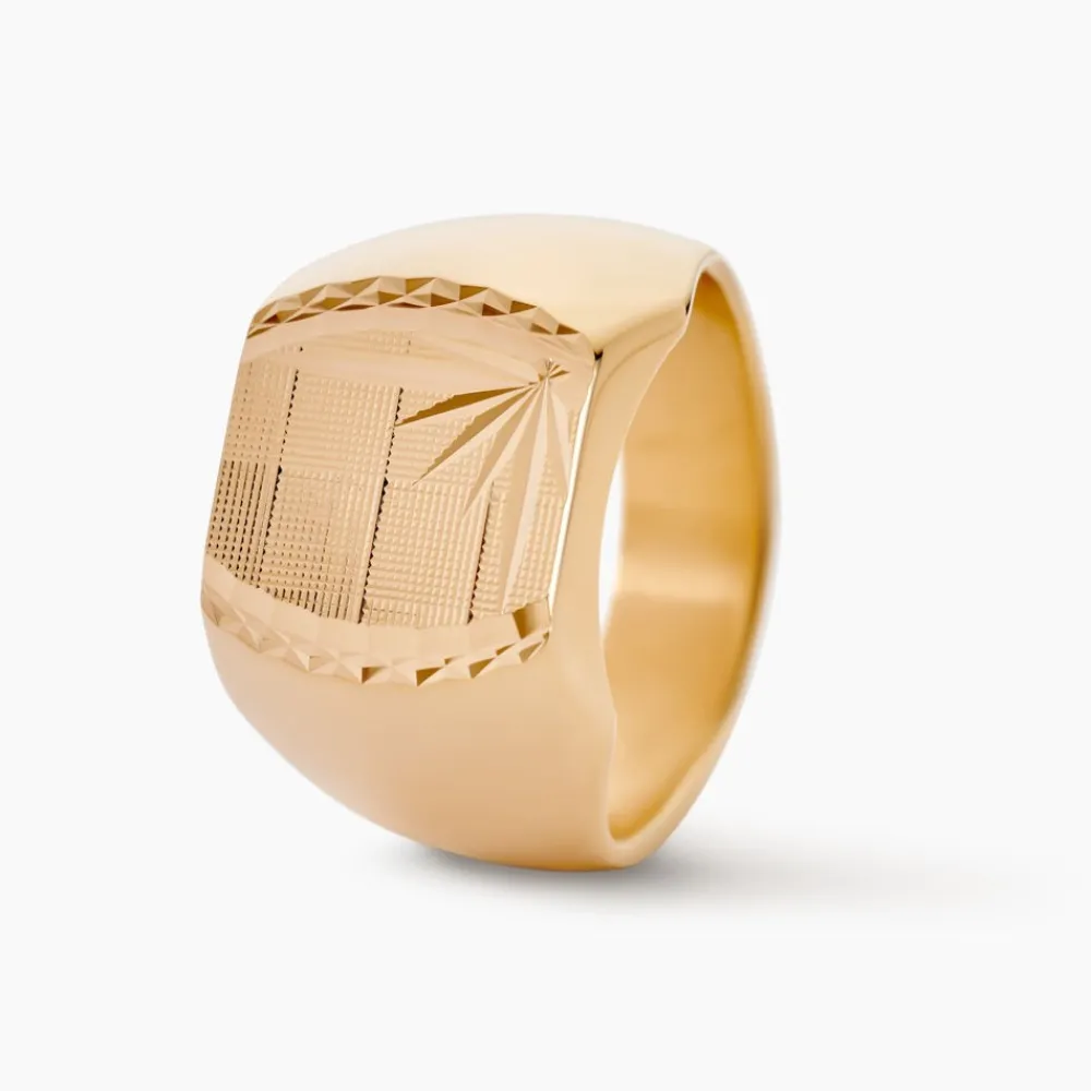 Chevalière Leoncette Plaqué Or Jaune|Marc Orian Outlet