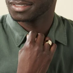 Chevalière Leoncette Plaqué Or Jaune|Marc Orian Outlet