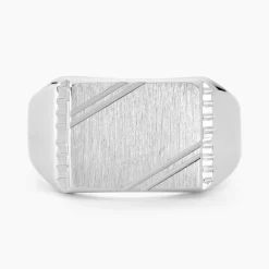 Chevalière Matthieu Argent Blanc|Marc Orian New