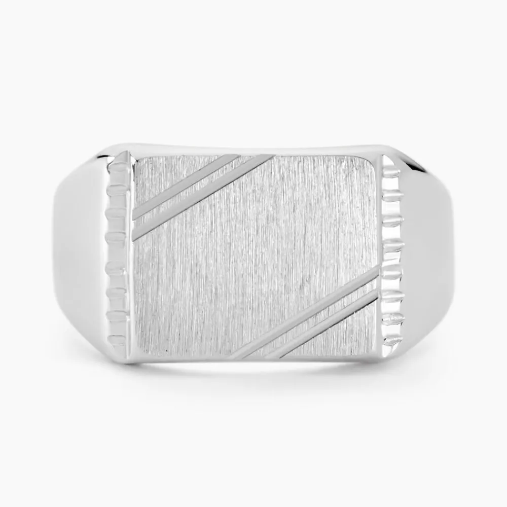 Chevalière Matthieu Argent Blanc|Marc Orian New