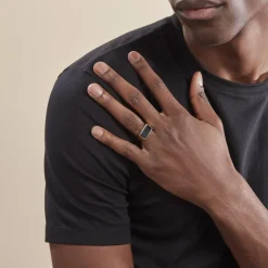 Chevalière Plaqué Hadrien Onyx|Marc Orian Clearance