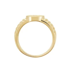 Chevalière Plaqué Or Jaune Haakon Onyx|Marc Orian