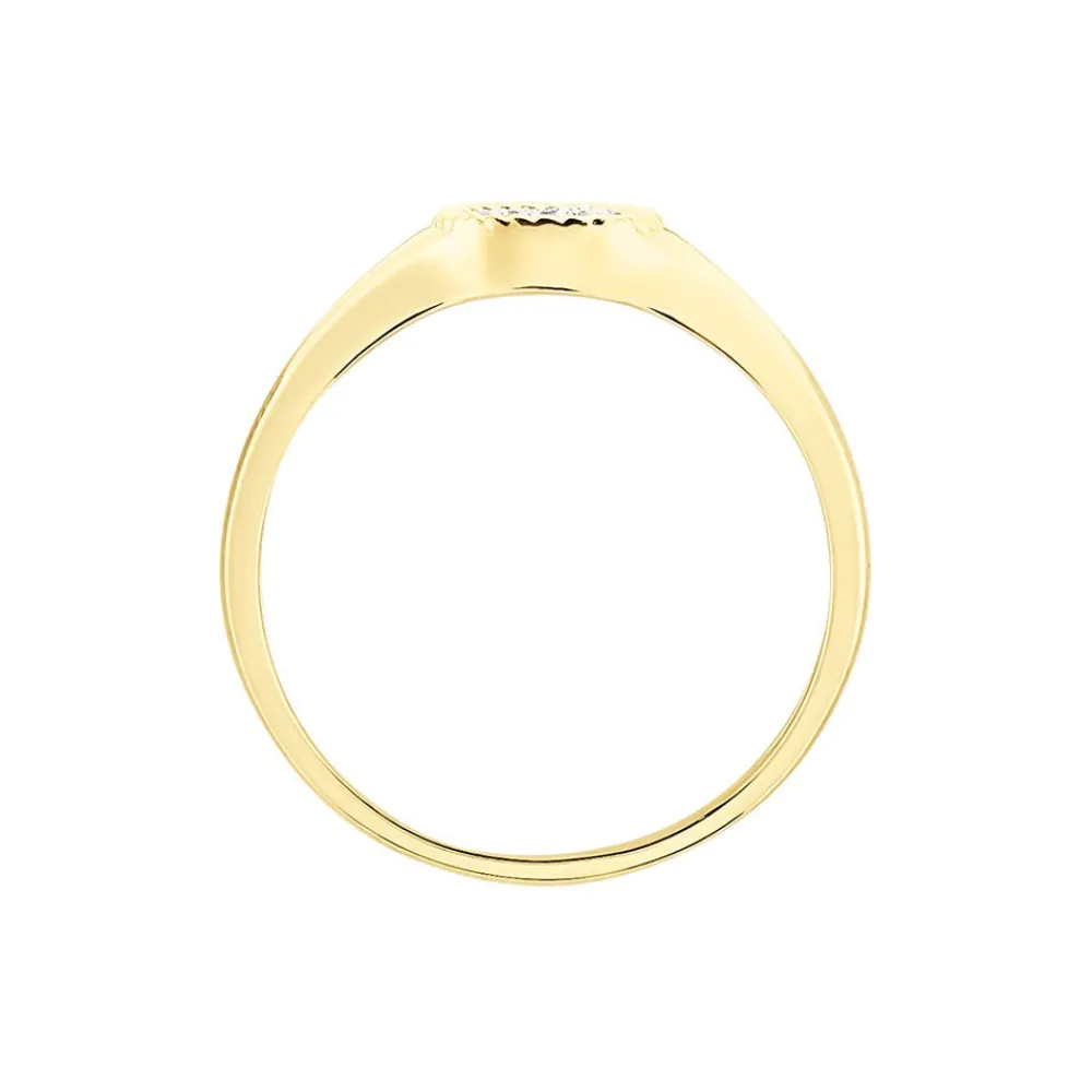 Chevalière Raza Or Jaune Diamant|Marc Orian New