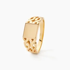 Chevalière Tobias Plaqué Or Jaune|Marc Orian Clearance