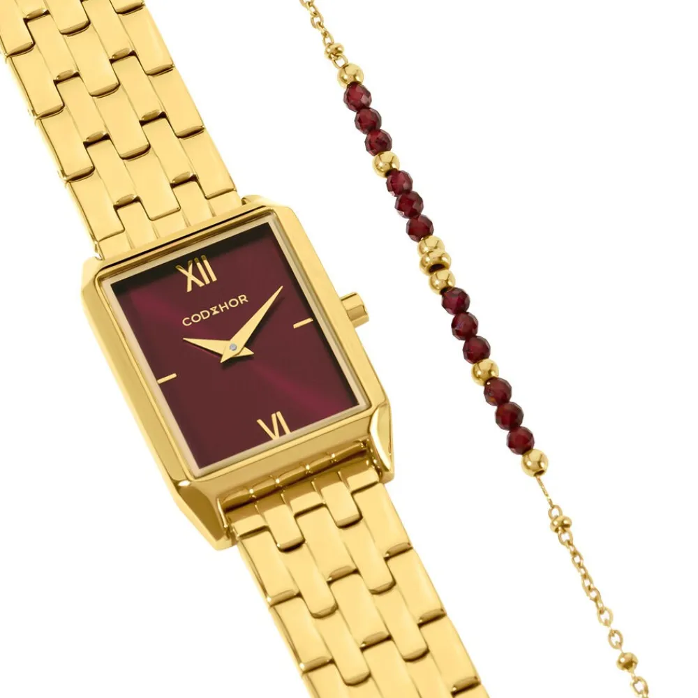 Coffret De Montre Arianne Bordeaux|CODHOR Discount