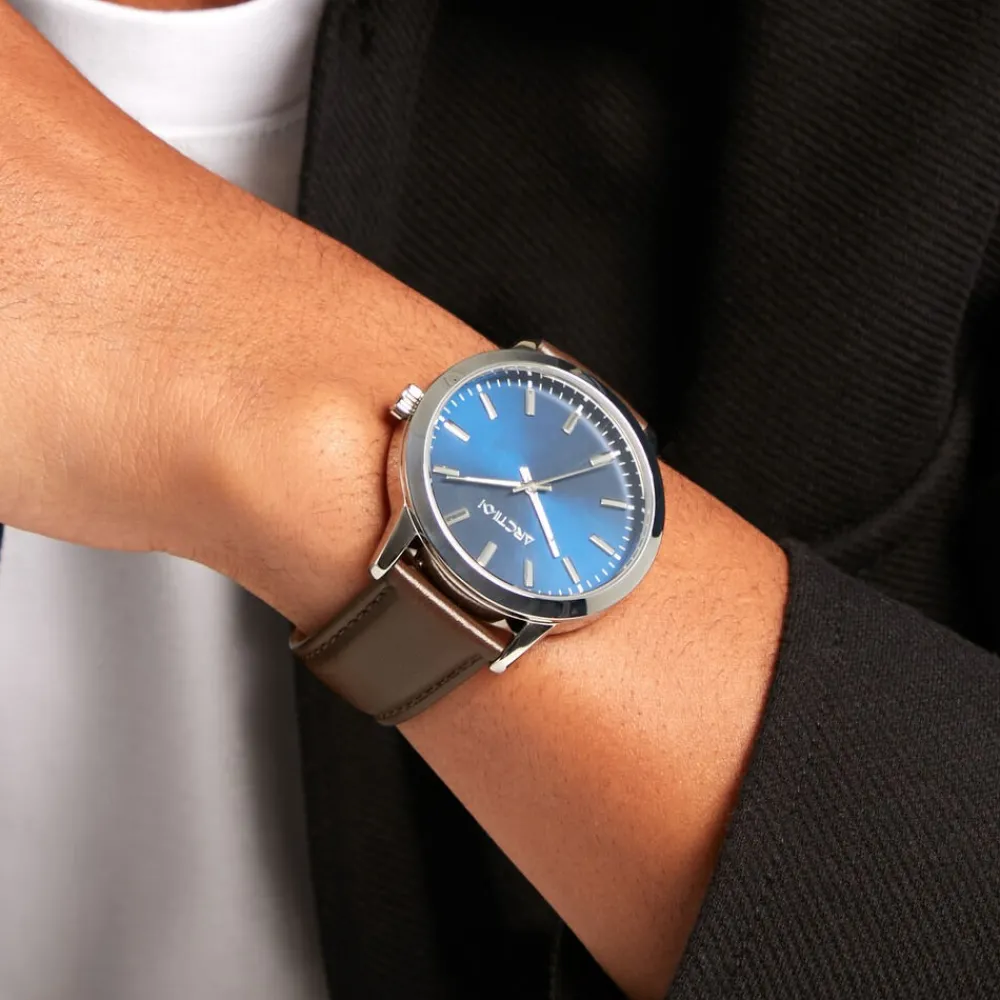 Coffret Montre Heritage Bleu|ARCTIK Discount