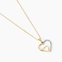 Collier Abena Or Jaune Diamant