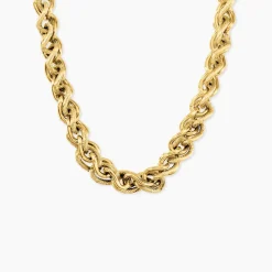 Collier Acier Doré Llora